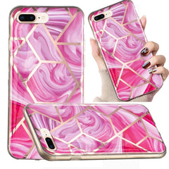 Electroplated Marble Pattern TPU Phone Case, For iPhone 8 Plus / 7 Plus, For iPhone XS / X, For iPhone XS Max, For iPhone XR