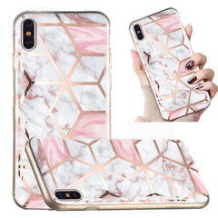 Electroplated Marble Pattern TPU Phone Case, For iPhone 8 Plus / 7 Plus, For iPhone XS / X, For iPhone XS Max, For iPhone XR