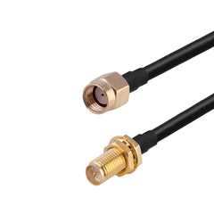 RG174 RF Coaxial Adapter Cable, Length: 10cm, 10cm RP-SMA Male to RP-SMA Female, 10cm RP-SMA Male to RP-SMA Male, 10cm RP-SMA Male to SMA Female, 10cm RP-SMA Male to SMA Male, 10cm SMA Male to SMA Female, 10cm SMA Male to RP-SMA Female