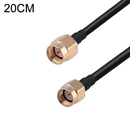 RG174 RF Coaxial Adapter Cable, Length: 20cm, 20cm RP-SMA Male to RP-SMA Female, 20cm RP-SMA Male to RP-SMA Male, 20cm RP-SMA Male to SMA Female, 20cm RP-SMA Male to SMA Male, 20cm SMA Male to SMA Female, 20cm SMA Male to RP-SMA Female�����������������...