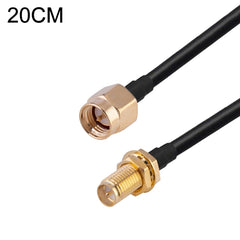 RG174 RF Coaxial Adapter Cable, Length: 20cm, 20cm RP-SMA Male to RP-SMA Female, 20cm RP-SMA Male to RP-SMA Male, 20cm RP-SMA Male to SMA Female, 20cm RP-SMA Male to SMA Male, 20cm SMA Male to SMA Female, 20cm SMA Male to RP-SMA Female