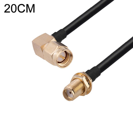 RG174 RF Coaxial Adapter Cable, Length: 20cm, 20cm RP-SMA Male to RP-SMA Female, 20cm RP-SMA Male to RP-SMA Male, 20cm RP-SMA Male to SMA Female, 20cm RP-SMA Male to SMA Male, 20cm SMA Male to SMA Female, 20cm SMA Male to RP-SMA Female�����������������...
