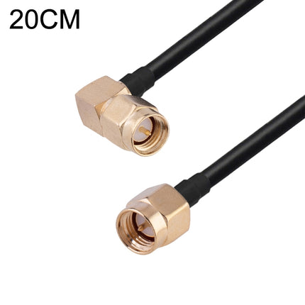 RG174 RF Coaxial Adapter Cable, Length: 20cm, 20cm RP-SMA Male to RP-SMA Female, 20cm RP-SMA Male to RP-SMA Male, 20cm RP-SMA Male to SMA Female, 20cm RP-SMA Male to SMA Male, 20cm SMA Male to SMA Female, 20cm SMA Male to RP-SMA Female�����������������...