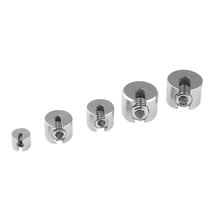 316 Stainless Steel Garden Wire Rope Fixed Clip, 2 PCS M4x2, 2 PCS M8x3, 2 PCS M8x4, 2 PCS M10x5, 2 PCS M10x6