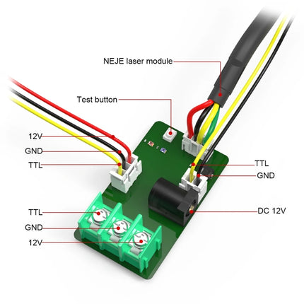 NEJE A40640 40W 450nm Laser Engraver Module Kits, A40640