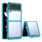 For Samsung Galaxy Z Flip3 5G / Transparent Blue