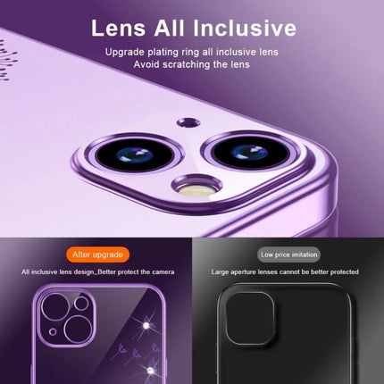 Electroplating Diamond Dandelion TPU Phone Case, For iPhone 14 Pro Max