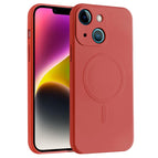 For iPhone 14 Plus / Dark Red