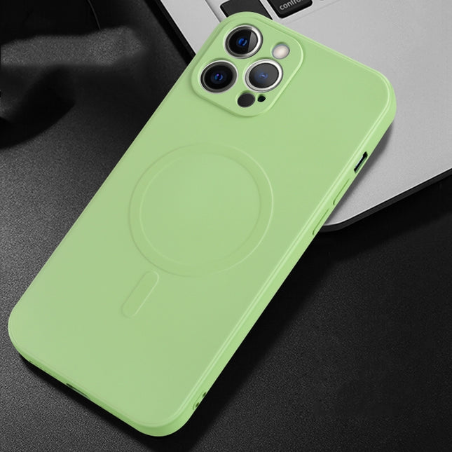 Liquid Silicone Full Coverage Magsafe Phone Case, For iPhone 14 Pro Max