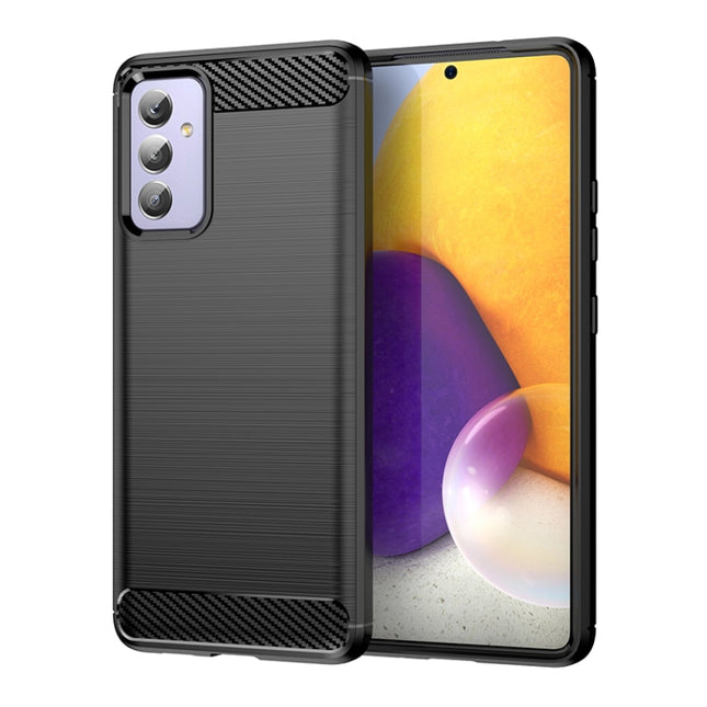 Brushed Texture Carbon Fiber TPU Phone Case, For Samsung Galaxy Quantum 2, For Samsung Galaxy A82, For Samsung Galaxy A22, For Samsung Galaxy F22, For Samsung Galaxy M22 / M32, For Samsung Galaxy A13 4G, For Samsung Galaxy S22+