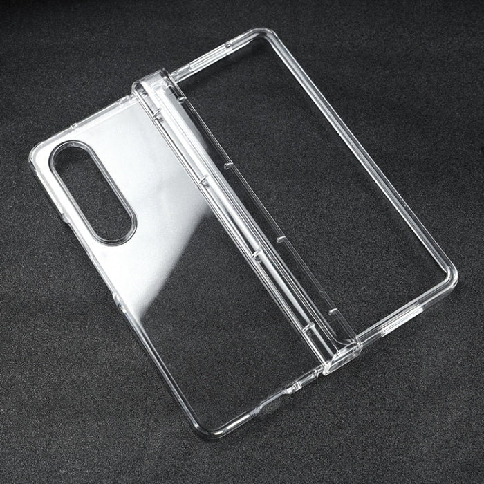 Transparent 3 in 1 PC Phone Case, For Samsung Galaxy Z Fold4