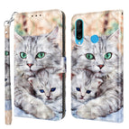 For Huawei P30 Lite / nova 4e / Two Loving Cats