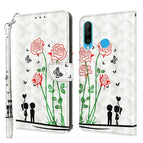 For Huawei P30 Lite / nova 4e / Couple Rose