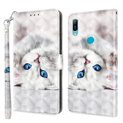 3D Painted Leather Phone Case, For Huawei P30 Lite / nova 4e, For Huawei Y6 2019 / Y6 Pro 2019, For Honor 20 Lite / 20i / 10i / 10 Lite