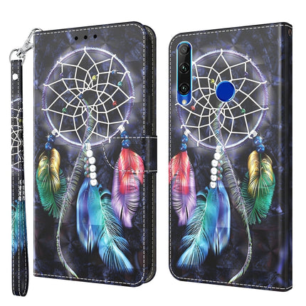 3D Painted Leather Phone Case, For Huawei P30 Lite / nova 4e, For Huawei Y6 2019 / Y6 Pro 2019, For Honor 20 Lite / 20i / 10i / 10 Lite