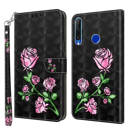 3D Painted Leather Phone Case, For Huawei P30 Lite / nova 4e, For Huawei Y6 2019 / Y6 Pro 2019, For Honor 20 Lite / 20i / 10i / 10 Lite