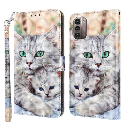 3D Painted Leather Phone Case, For Nokia G11 / G21, For Nokia G20 / G10 / 6.3