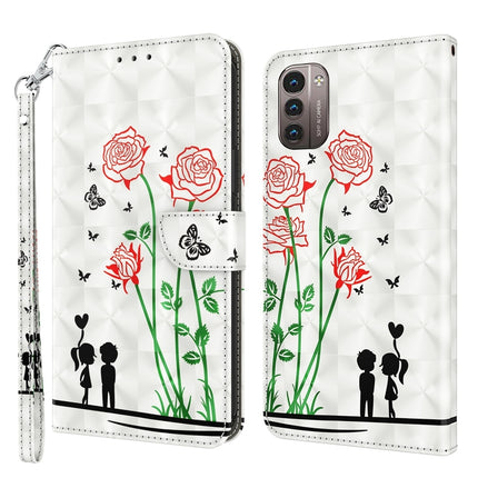 3D Painted Leather Phone Case, For Nokia G11 / G21, For Nokia G20 / G10 / 6.3