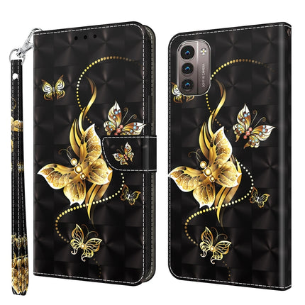 3D Painted Leather Phone Case, For Nokia G11 / G21, For Nokia G20 / G10 / 6.3