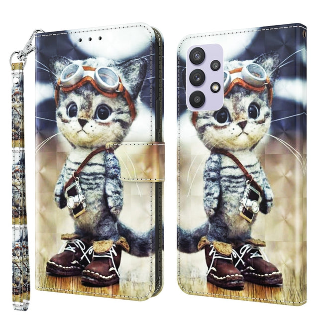 3D Painted Leather Phone Case, For Samsung Galaxy A32 5G, For Samsung Galaxy A51 4G, For Samsung Galaxy A71 4G