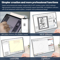 NEJE MASTER 3 Laser Engraver with N30820 Laser Module, MASTER 3 with N30820 (EU Plug), MASTER 3 with N30820 (US Plug)