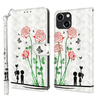 For iPhone 14 Plus / Couple Rose