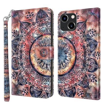 3D Painted Leather Phone Case, For iPhone 14 Pro Max, For iPhone 13 mini, For iPhone 13