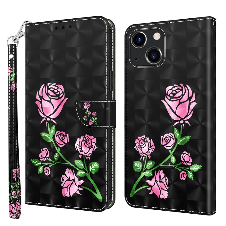 3D Painted Leather Phone Case, For iPhone 14 Pro Max, For iPhone 13 mini, For iPhone 13