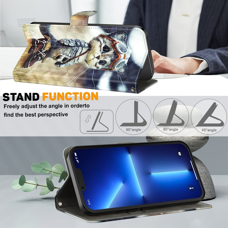 3D Painted Leather Phone Case, For iPhone 12 / 12 Pro, For iPhone 12 Pro Max, For iPhone 11