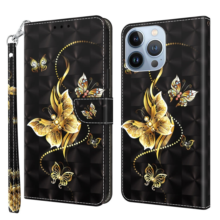 3D Painted Leather Phone Case, For iPhone 12 / 12 Pro, For iPhone 12 Pro Max, For iPhone 11