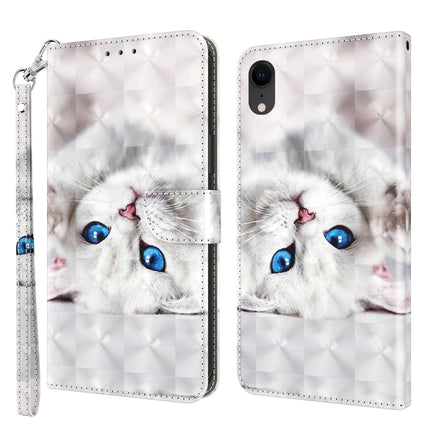 3D Painted Leather Phone Case, For iPhone SE 2022 / SE 2020 / 8 / 7, For iPhone XR, For iPhone 8 Plus / 7 Plus