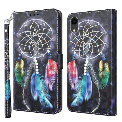 3D Painted Leather Phone Case, For iPhone SE 2022 / SE 2020 / 8 / 7, For iPhone XR, For iPhone 8 Plus / 7 Plus