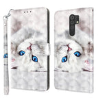 For Xiaomi Redmi 9 / Reflection White Cat