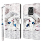 For Xiaomi Redmi Note 9 Pro / Note 9 Pro Max / Reflection White Cat