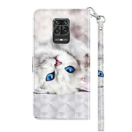 3D Painted Leather Phone Case, For Xiaomi Redmi Note 9 Pro / Note 9 Pro Max, For Xiaomi Redmi Note 9 / 10X 4G, For Xiaomi Redmi Note 11 5G / 4G Global