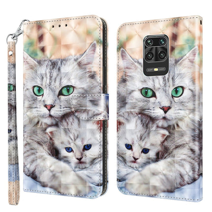 3D Painted Leather Phone Case, For Xiaomi Redmi Note 9 Pro / Note 9 Pro Max, For Xiaomi Redmi Note 9 / 10X 4G, For Xiaomi Redmi Note 11 5G / 4G Global