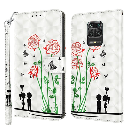 3D Painted Leather Phone Case, For Xiaomi Redmi Note 9 Pro / Note 9 Pro Max, For Xiaomi Redmi Note 9 / 10X 4G, For Xiaomi Redmi Note 11 5G / 4G Global