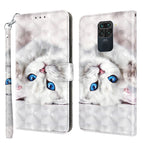 For Xiaomi Redmi Note 9 / 10X 4G / Reflection White Cat