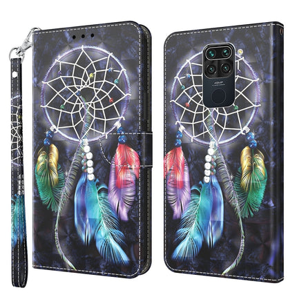 3D Painted Leather Phone Case, For Xiaomi Redmi Note 9 Pro / Note 9 Pro Max, For Xiaomi Redmi Note 9 / 10X 4G, For Xiaomi Redmi Note 11 5G / 4G Global