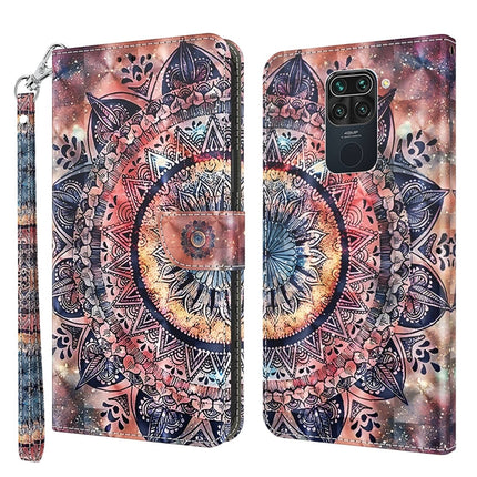 3D Painted Leather Phone Case, For Xiaomi Redmi Note 9 Pro / Note 9 Pro Max, For Xiaomi Redmi Note 9 / 10X 4G, For Xiaomi Redmi Note 11 5G / 4G Global