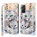 For Xiaomi Redmi Note 11 5G / 4G Global / Two Loving Cats