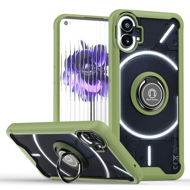 Q Shadow 1 Series TPU + PC Phone Case with Ring Holder, For Nothing Phone 1