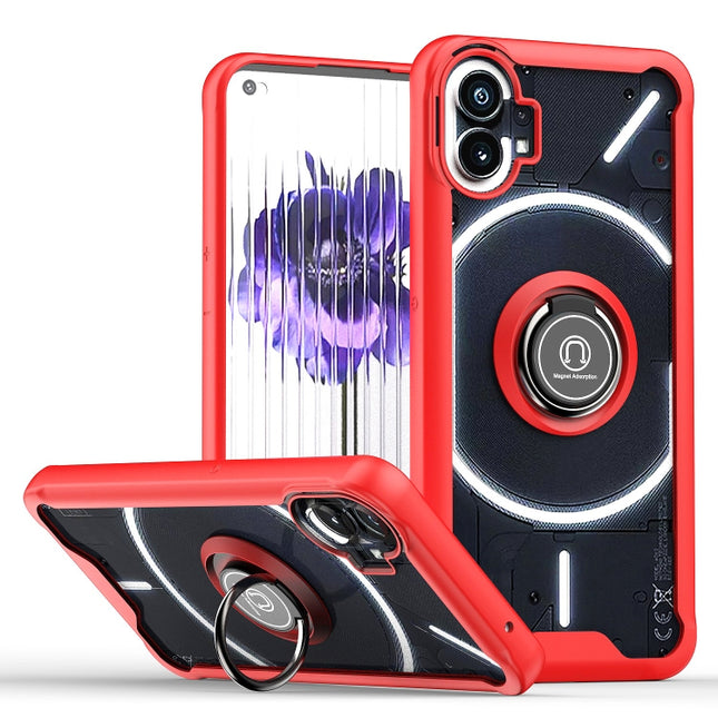 Q Shadow 1 Series TPU + PC Phone Case with Ring Holder, For Nothing Phone 1