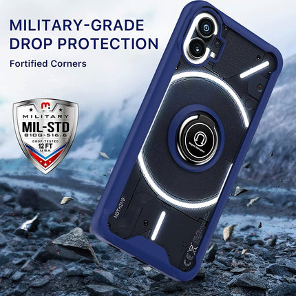 Q Shadow 1 Series TPU + PC Phone Case with Ring Holder, For Nothing Phone 1