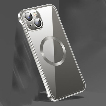 Frameless Glass CD MagSafe Case, For iPhone 14, For iPhone 14 Plus, For iPhone 14 Pro, For iPhone 14 Pro Max
