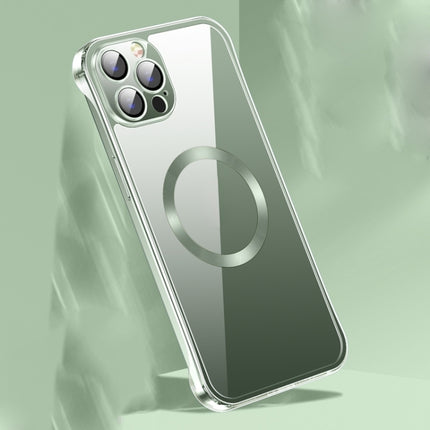 Frameless Glass CD MagSafe Case, For iPhone 14, For iPhone 14 Plus, For iPhone 14 Pro, For iPhone 14 Pro Max