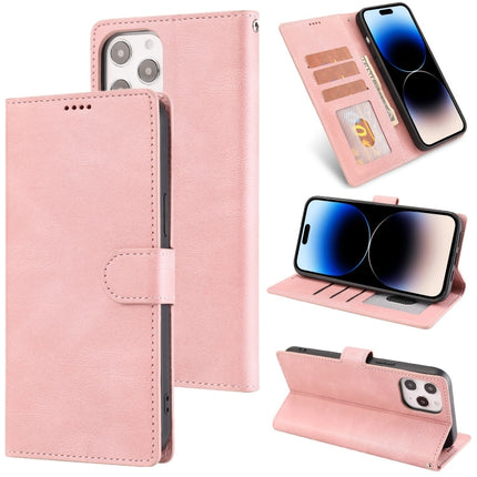Fantasy Classic Skin-feel Calfskin Texture Leather Case, For iPhone 14, For iPhone 14 Plus, For iPhone 14 Pro, For iPhone 14 Pro Max