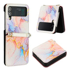 For Samsung Galaxy Z Flip4 / Galaxy Marble White LS004