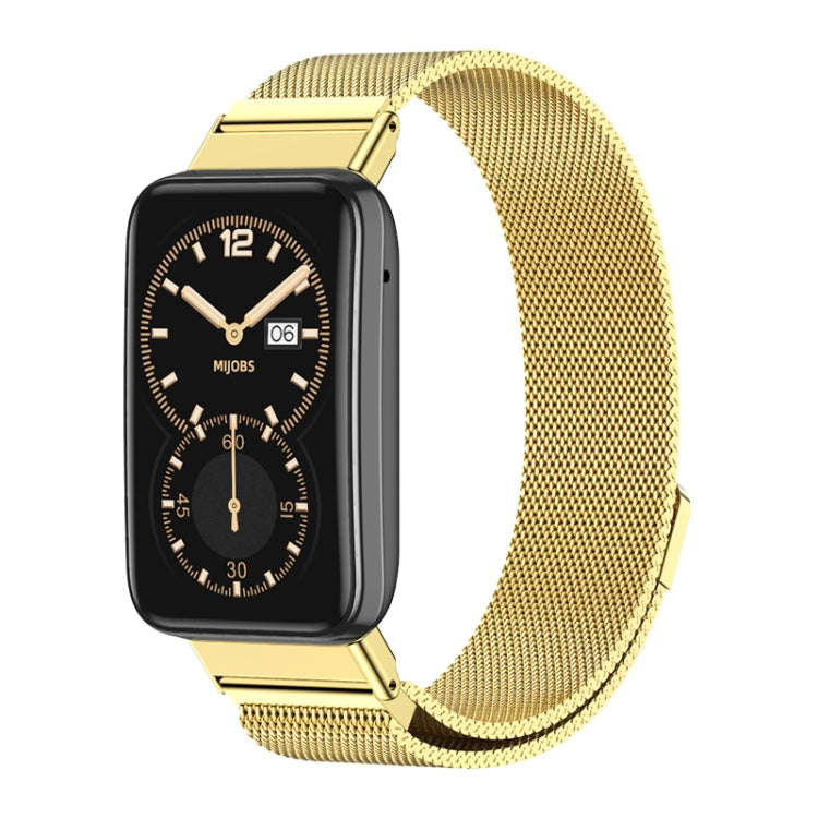 Mijobs Milan Magnetic Stainless Steel Watch Band, For Xiaomi Mi Band 7 Pro