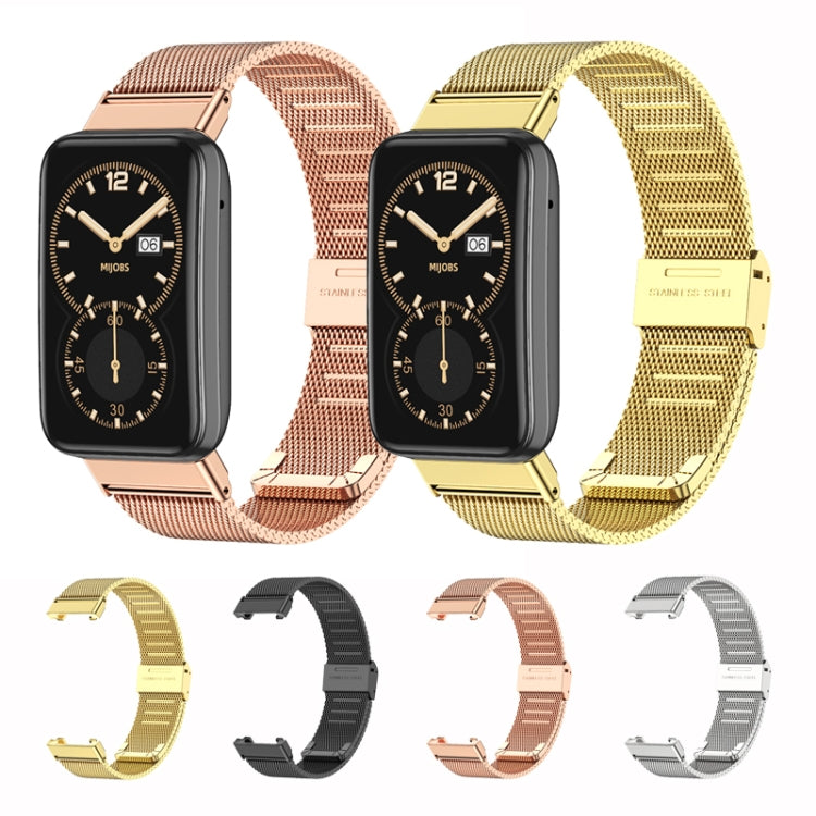 Mijobs Milan Buckle Stainless Steel Watch Band